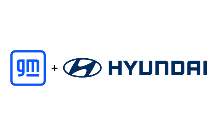 logos da GM e da Hyundai