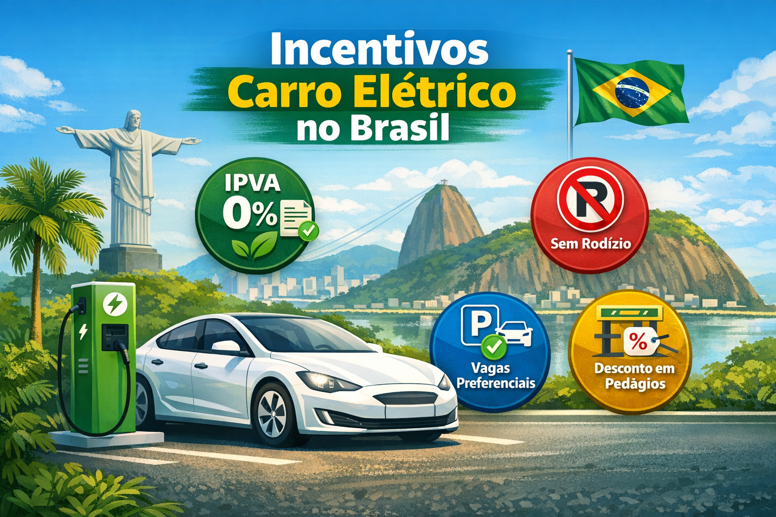 incentivo carro eletrico no Brasil